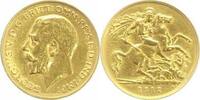 Großbritannien 1/2 Sovereign Gold George V. 1910-1936.