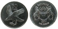 Botswana 50 Thebe Ni-St Fischadler