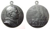 Australien tragbare Medaille Silber Pius XI (1922-1939) - auf den 29. Eucharistischen Kongreß in Sydney, Brustbild nach rechts / S.t Mary's Kathedrale, v. Am