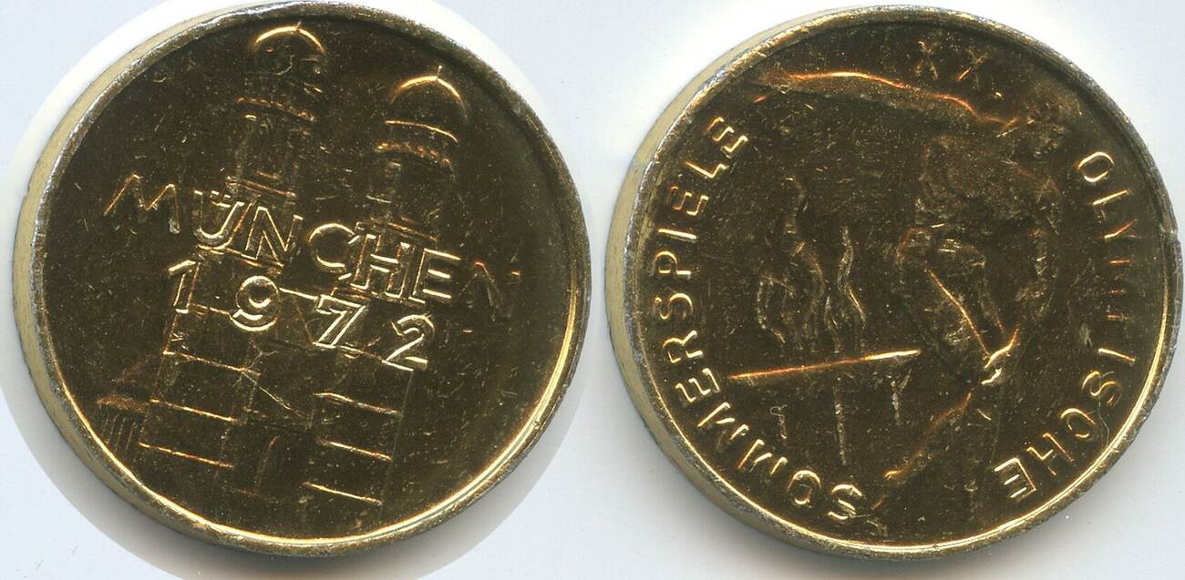 Deutschland Bundesrepublik Bayern Kleine Medaille 1972 M197 XX