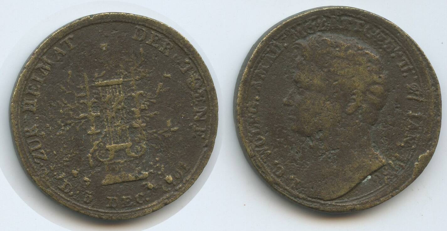 Österreich Medaille Jeton Alt nd M7214 Wolfgang Amadeus Mozart 1756