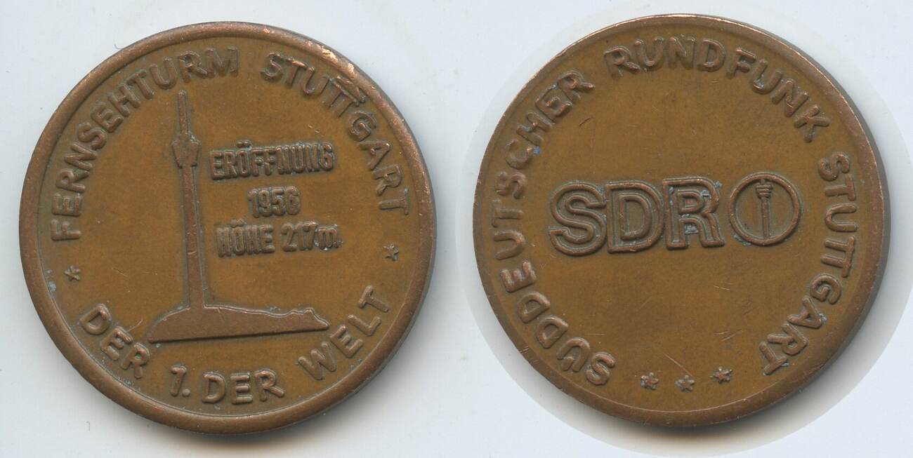 Deutschland Bundesrepublik Baden W Rttemberg Medaille Nd G