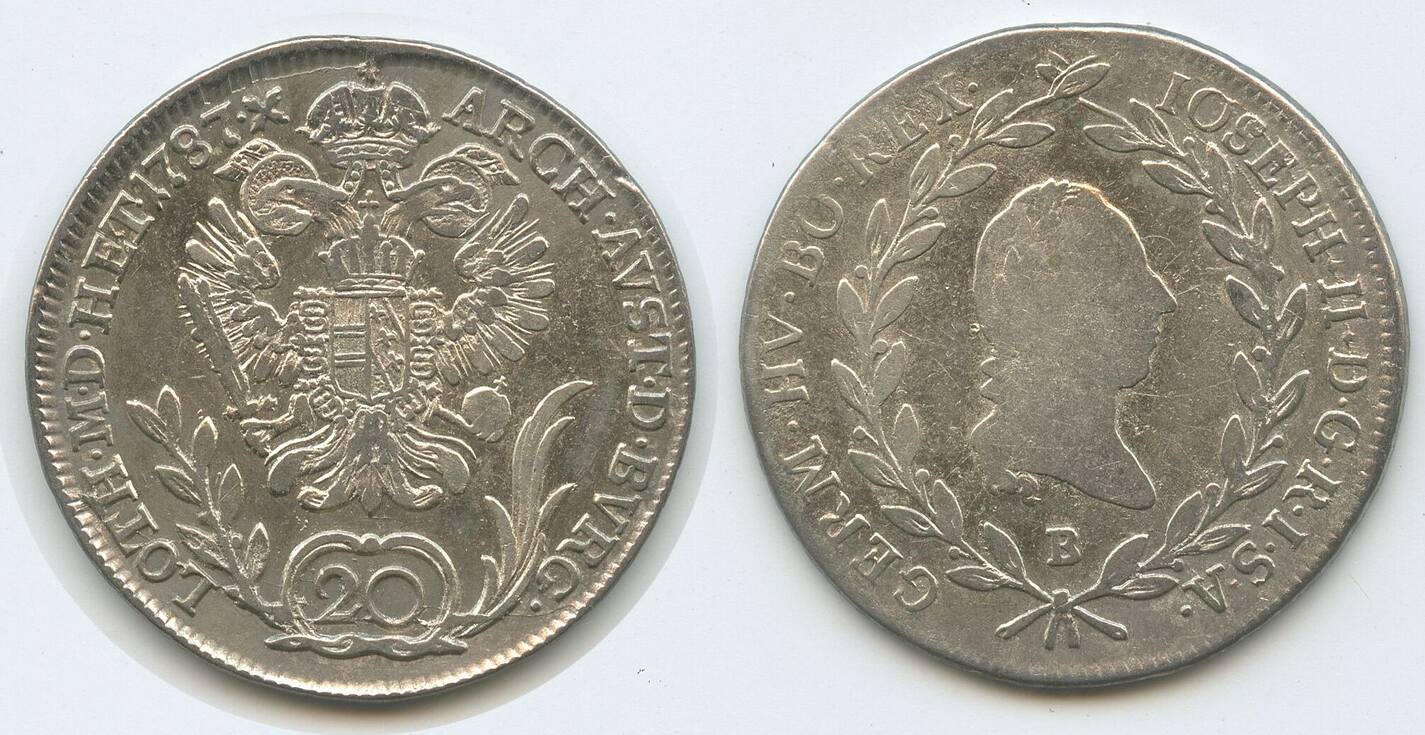 Rdr Sterreich Kreuzer Silber B Kremnitz G Joseph Ii