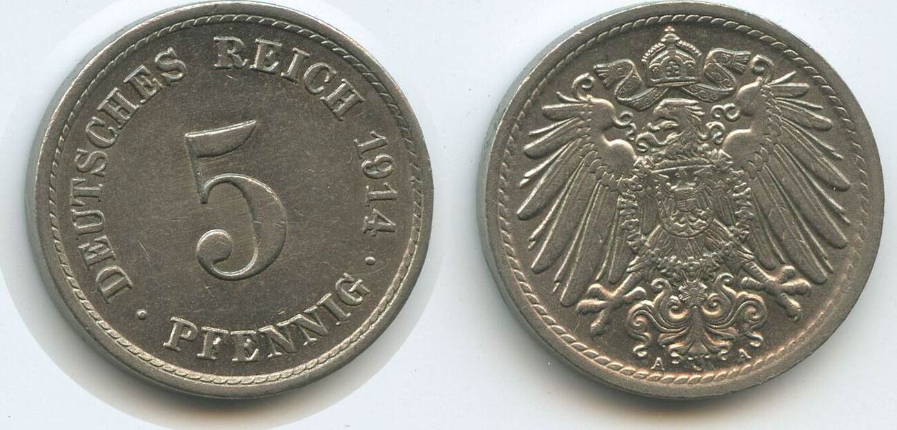 Deutsches Reich Pfennig A Berlin G Germany Empire Wilhelm