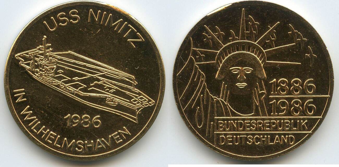 Deutschland Bundesrepublik Medaille Souvenir Token 1986 G16334