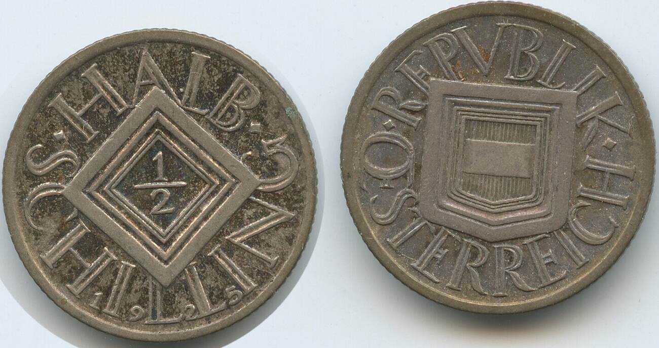 Österreich ½ Schilling Silber Halb Schilling 1925 M 5348 Austria 1