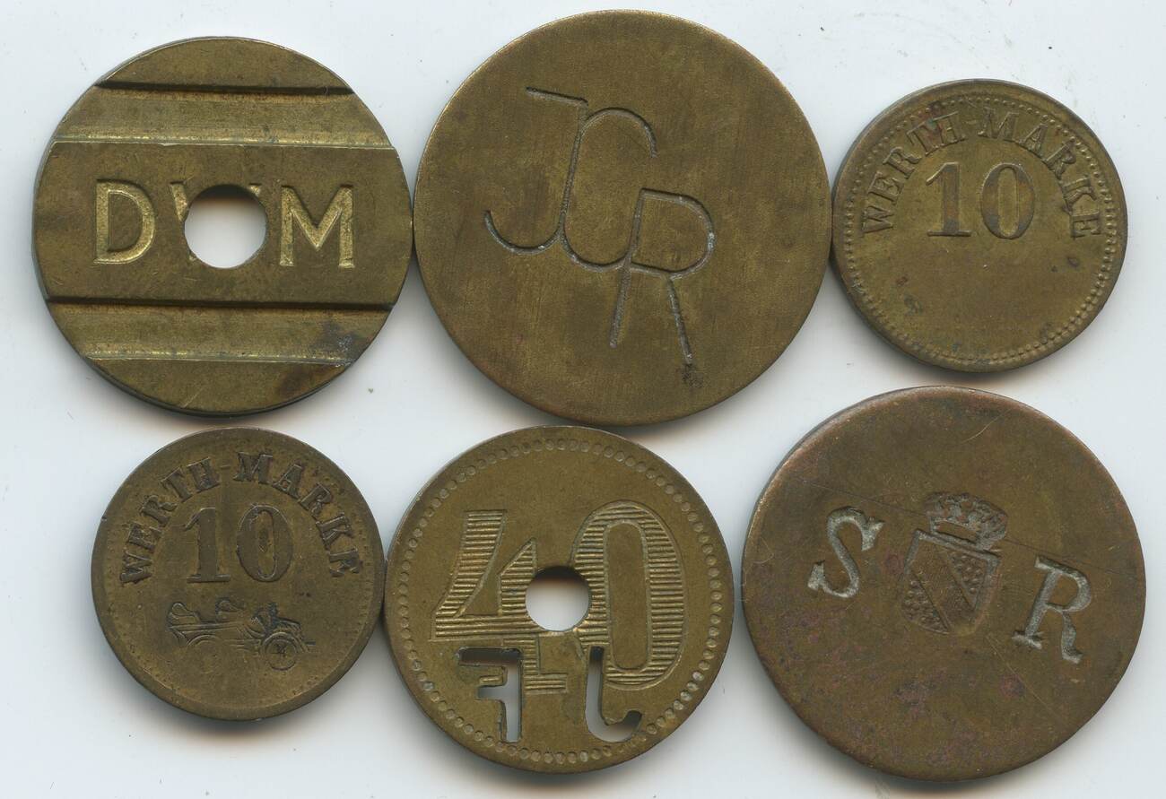 Diverse L Nder Wertmarken Lot St Ck Jetons Nd Gx St Ck Token