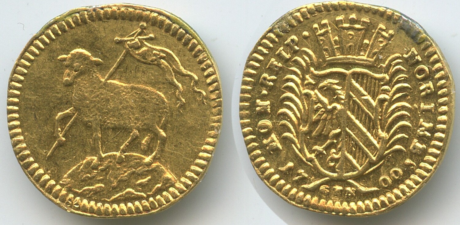 N Rnberg Stadt Ducat Gold Gfn M Lammdukat Heiliges