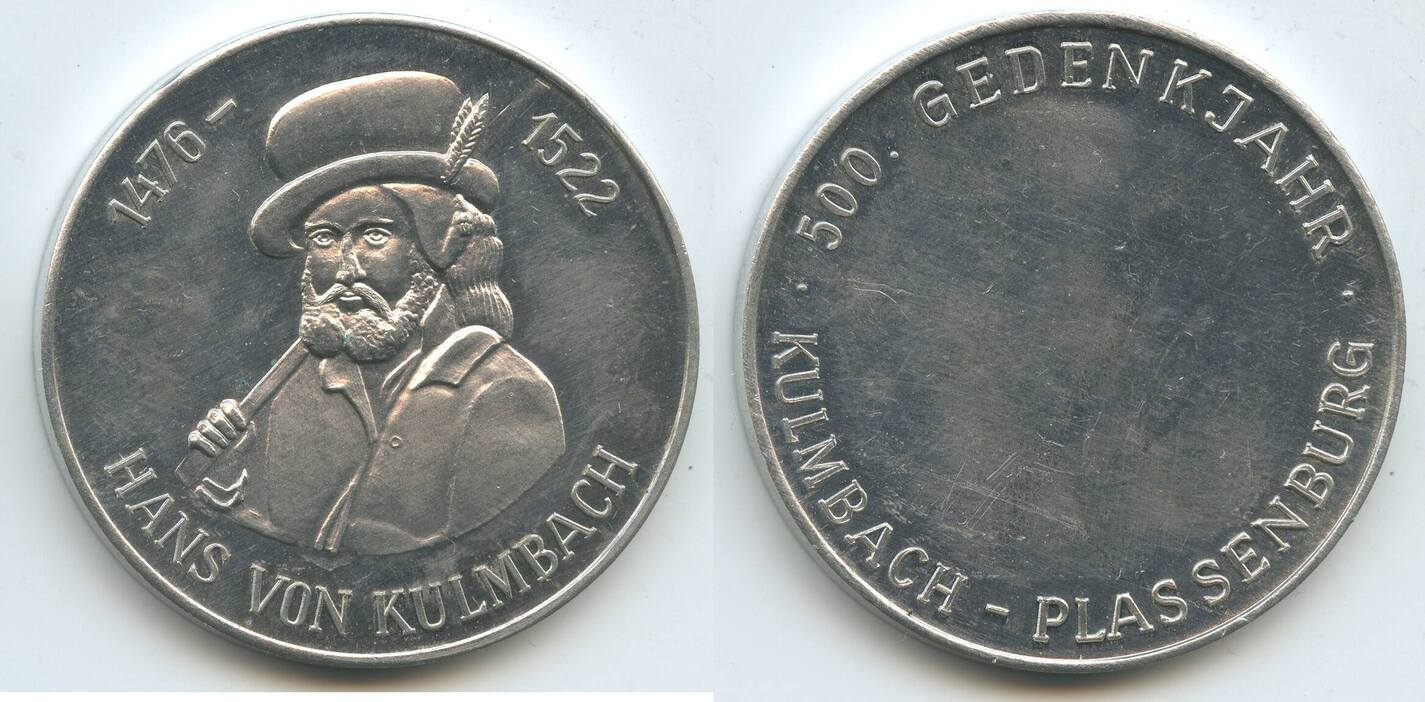 Deutschland Bundesrepublik Bayern Medaille 1976 GX101 500 Jahre