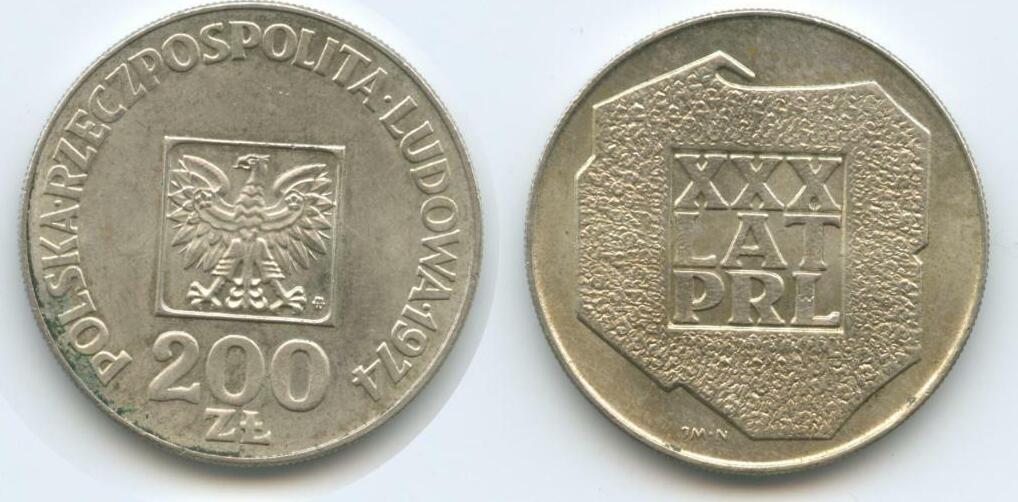 Polen Zlotych Silber H Jahre Volksrepublik Peoples