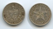 Kuba 20 Centavos M#3023 - Kuba 20 Centavos 1949 Silber