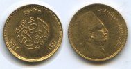 Ägypten 20 Piastres M#3351 Ägypten 20 Piastres AH1341/1923 Gold SEHR RAR