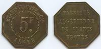 Algerien Alger 5 Francs M#3438 - Tokencoinage Etabts Vve Cote & Cie