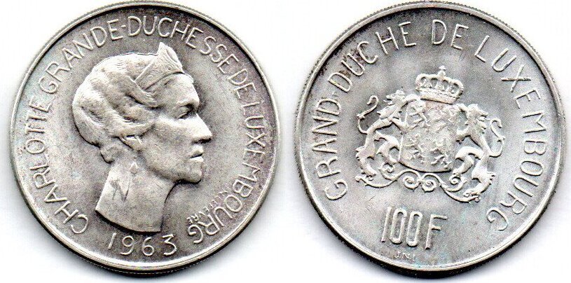 Luxembourg Francs Ef Ma Shops