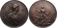Musiker Bronzegussmedaille Bordoni, Faustina *1693 Venedig, +1781 Venedig, Sängerin, wirkte lange in Dresde