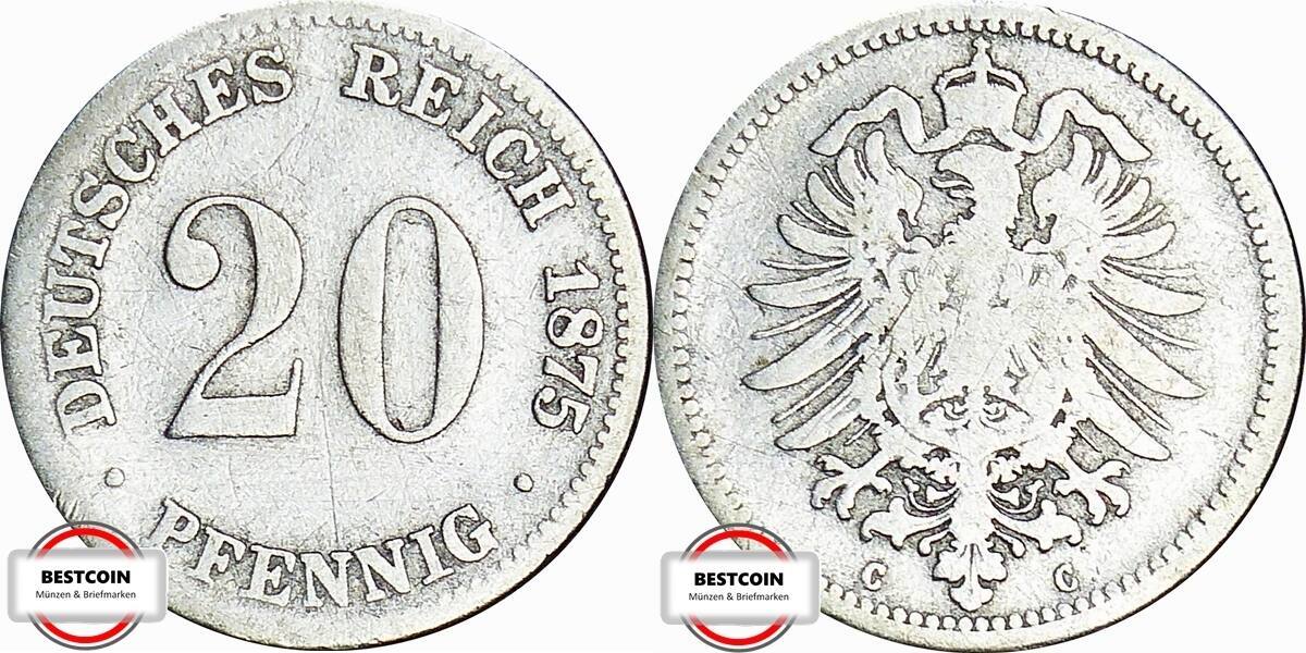 Deutschland Pfennig C J Kursm Nze Aus Dem Kaiserreich S Ma