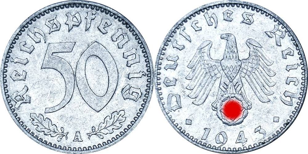 Deutschland Reichspfennig A J Gepr Gt Im Dritten Reich Vz