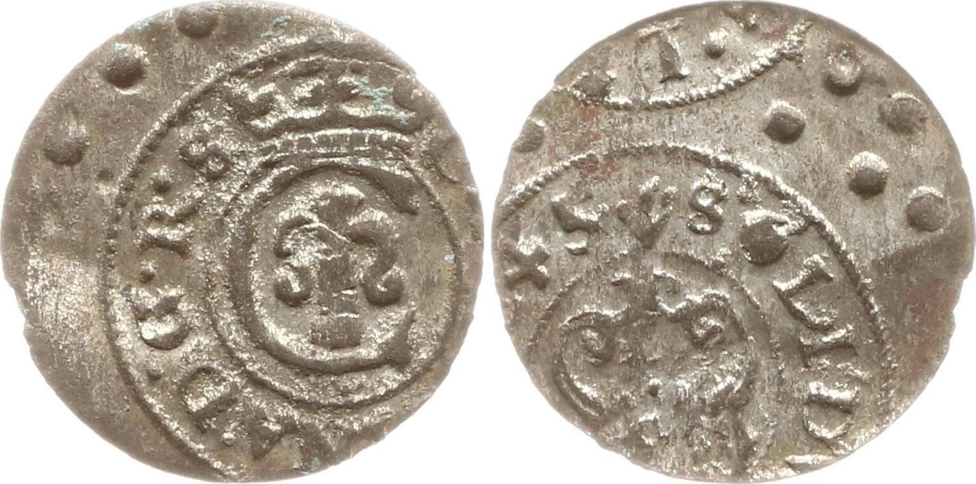 Livland Unter Schweden Solidus Schilling 1645 Christina 1632 1654