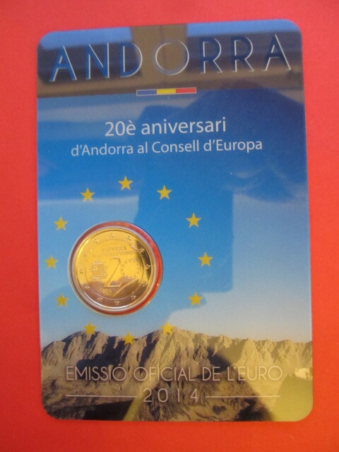 Andorra Euro Gedenkm Nze Gedenk Sonderm Nze Europarat