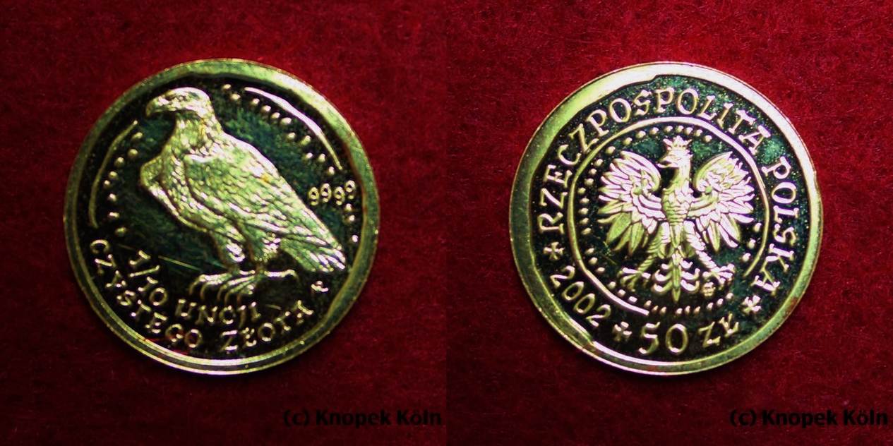 Polen Zloty Gold Zlotych Orzel Bielik Golden Erne Eagle Oz