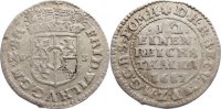 Brandenburg-Preußen 1/12 Taler Friedrich Wilhelm 1640-1688.
