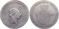 Schleswig-Holstein, Königliche Linie 1/3 Speciestaler Christian VII. 1766-1808.