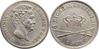 Schleswig-Holstein, Königliche Linie 4 Rigsbankskilling = 1 1/4 Schilling Christian VIII. 1839-1848.