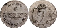 Sachsen-Hildburghausen 6 Kreuzer Friedrich 1784-1826.