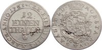 Sachsen-Coburg-Saalfeld 1/12 Taler Ernst Friedrich 1764-1800.