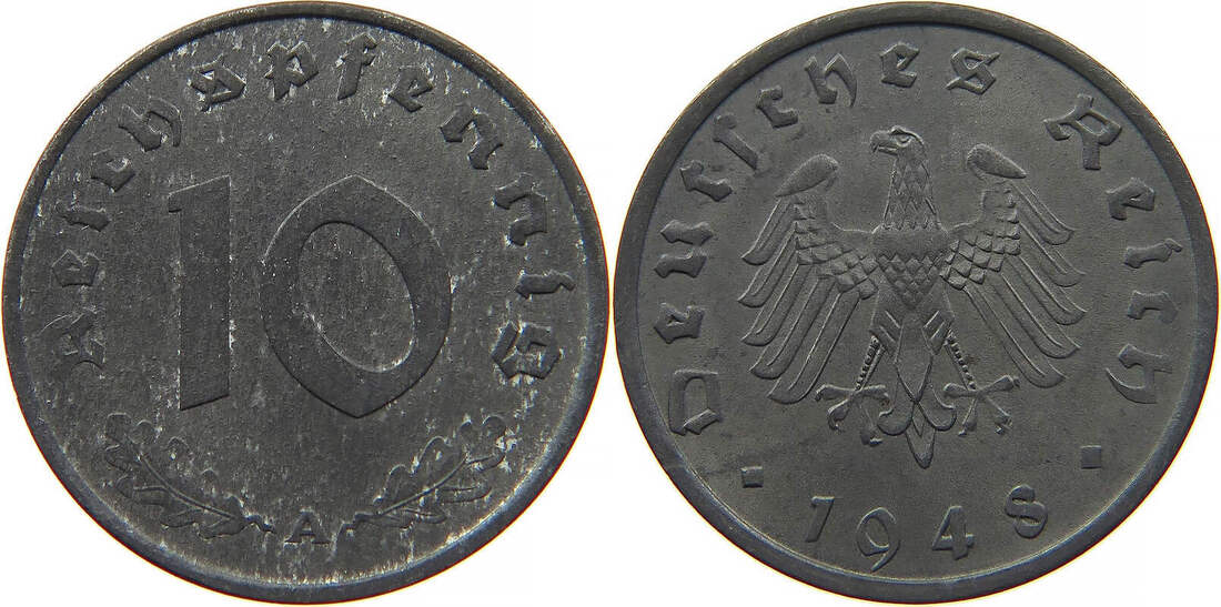 Alliierte Besetzung Reichspfennig A Vz Ma Shops