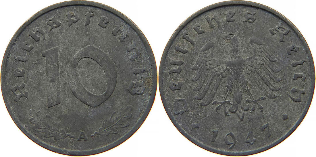 Alliierte Besetzung Reichspfennig A Ss Ma Shops