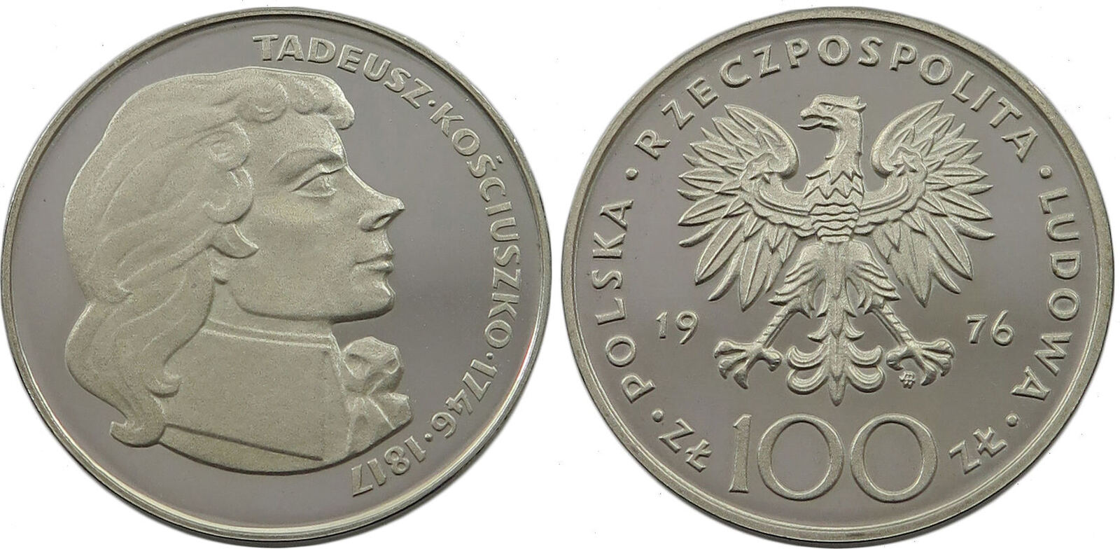 POLAND 100 ZLOTYCH 1976 PROOF MA Shops