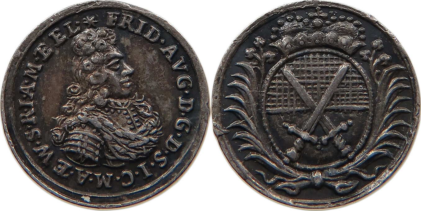 SACHSEN ALBERTINISCHE LINIE MEDAILLE O J Friedrich August I Der