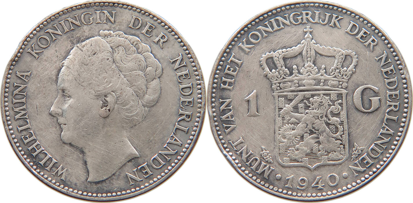 Netherlands Gulden Wilhelmina Ss Ma Shops