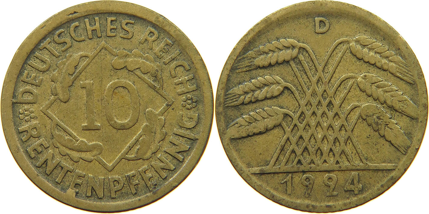 Weimarer Republik Pfennig D Ss Ma Shops