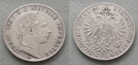 Haus Habsburg Gulden Franz Josef I. 1848-1916 Selten