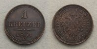 Haus Habsburg Kreuzer Franz Josef I. 1848-1916 Sehr Selten
