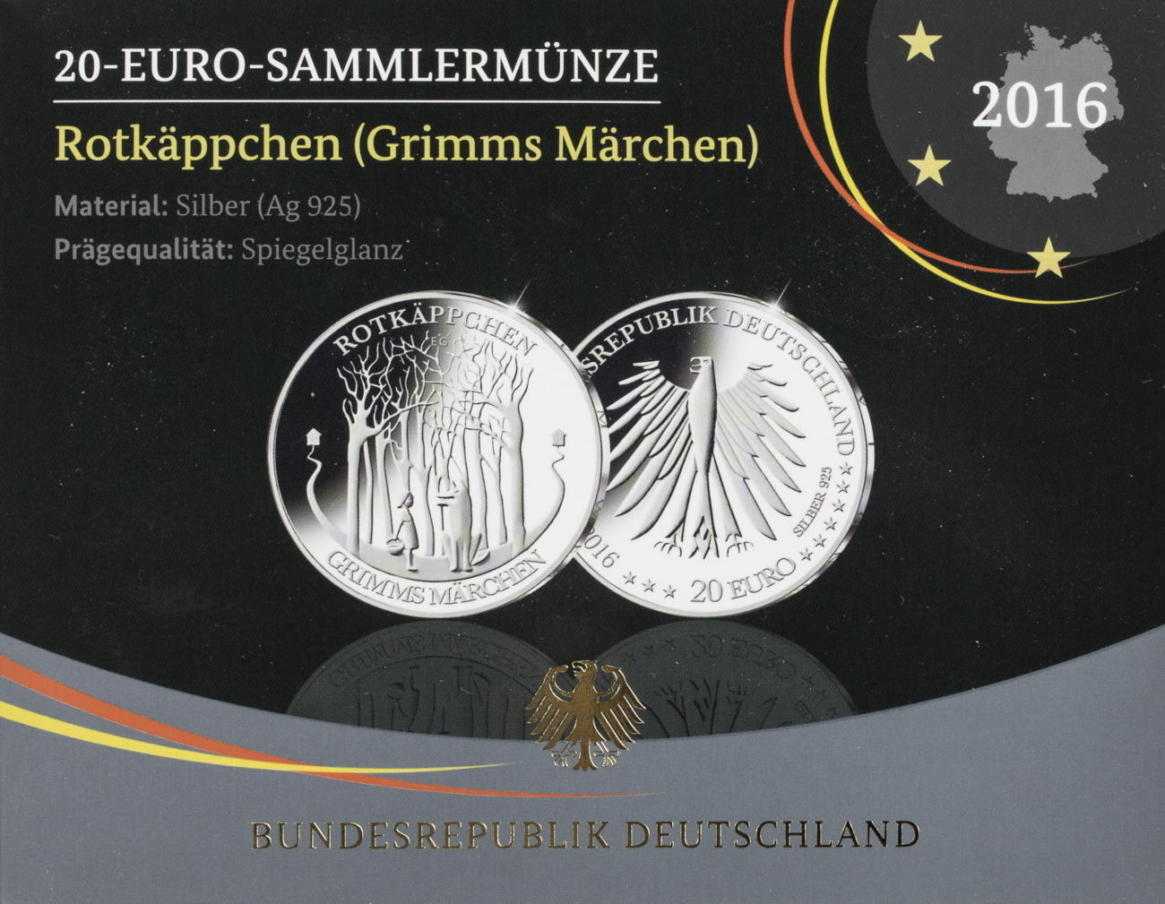 Bundesrepublik Deutschland Euro A Grimms M Rchen Rotk Ppchen