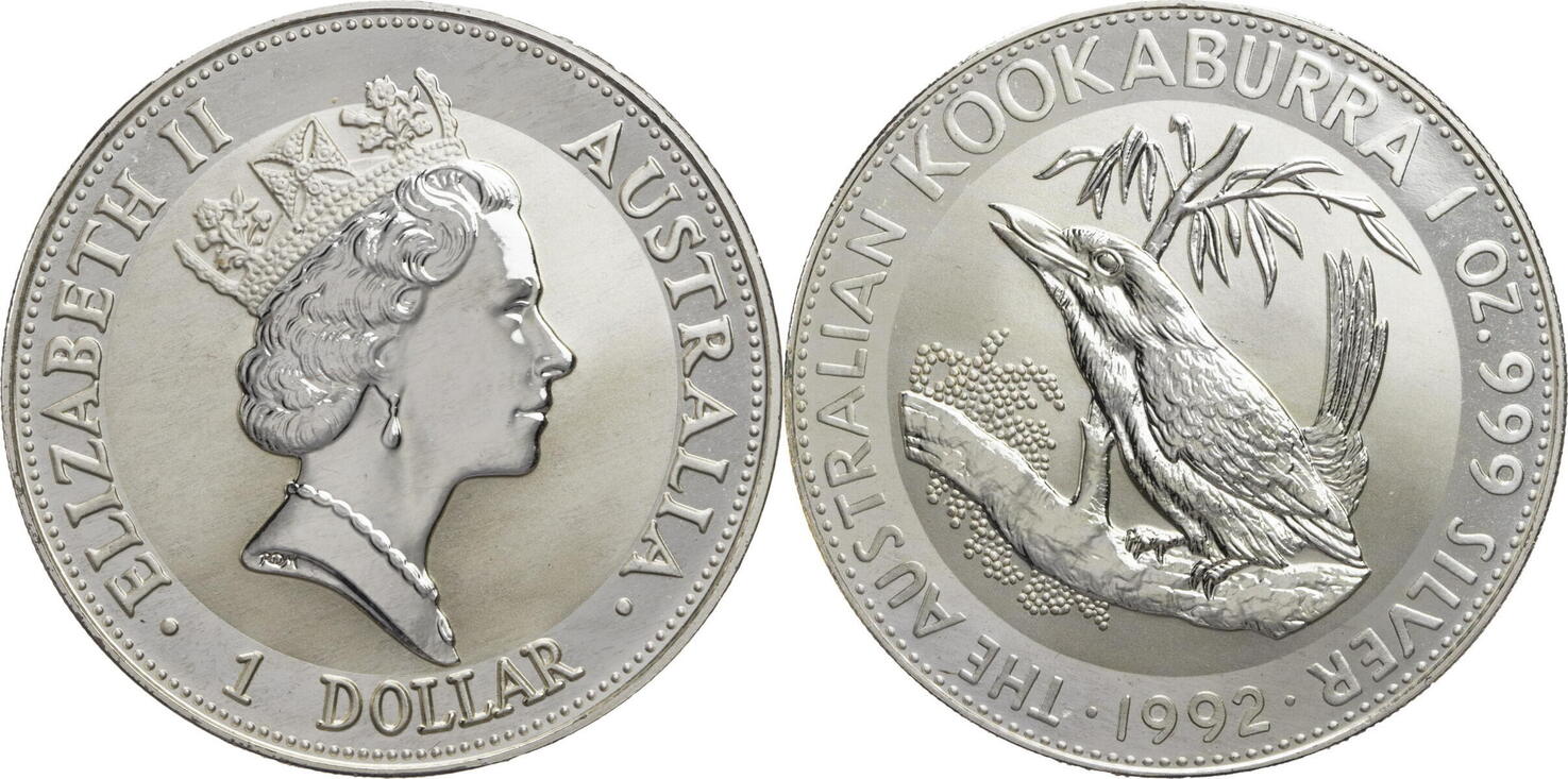 Australien Dollar Elisabeth Ii Kookaburra St Im