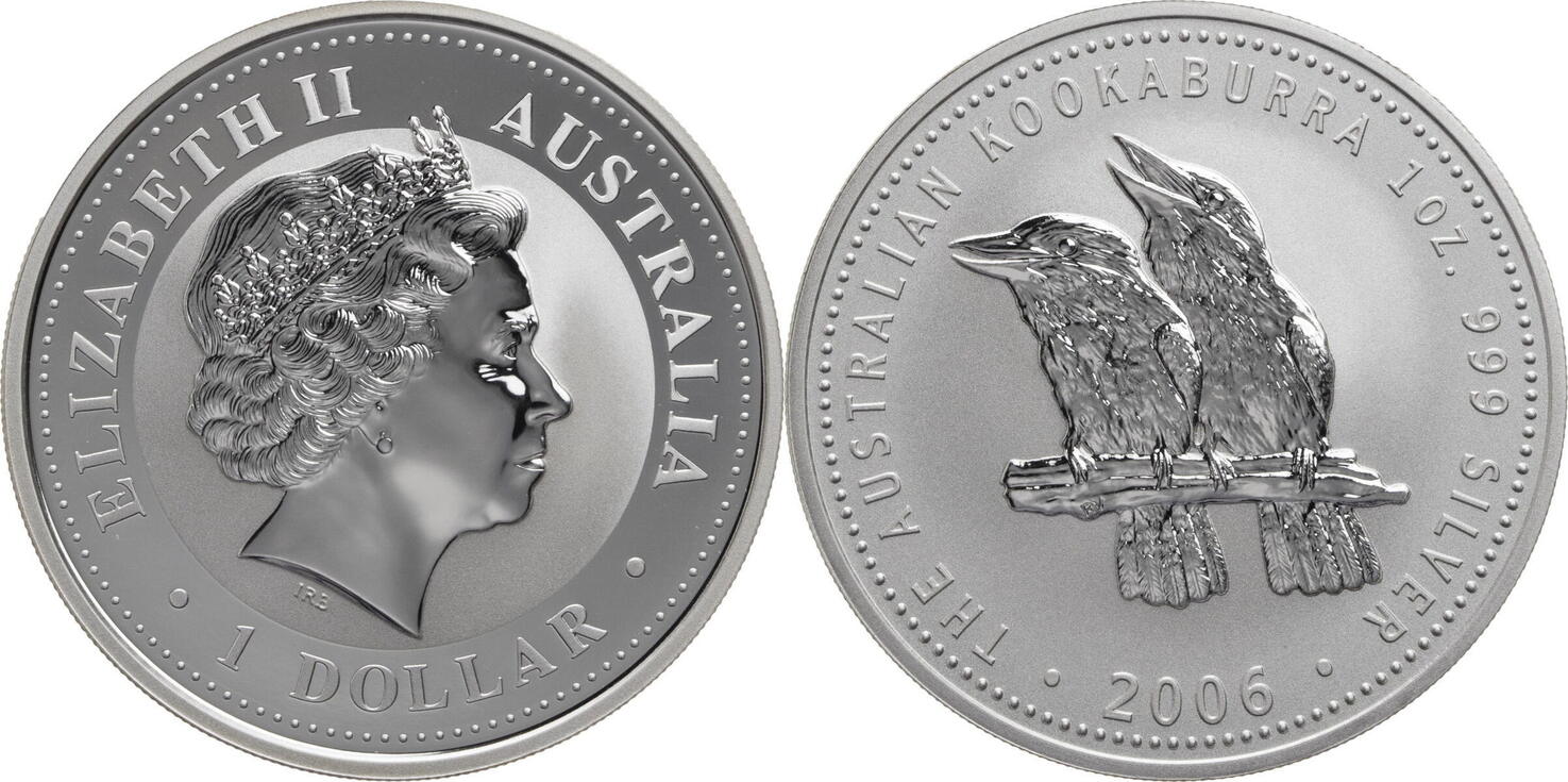 Australien Dollars Elisabeth Ii Kookaburra Bu St In Kapsel