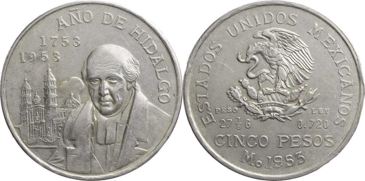 Mexiko Pesos Geburtstag Von Miguel Hidalgo Costilla