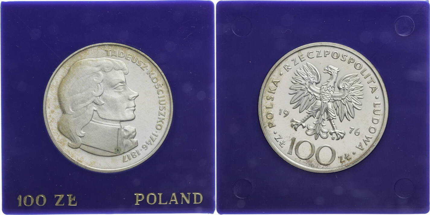 Polen Volksrepublik Zloty Mw Tadeusz Kosciuszko Pp Ma Shops