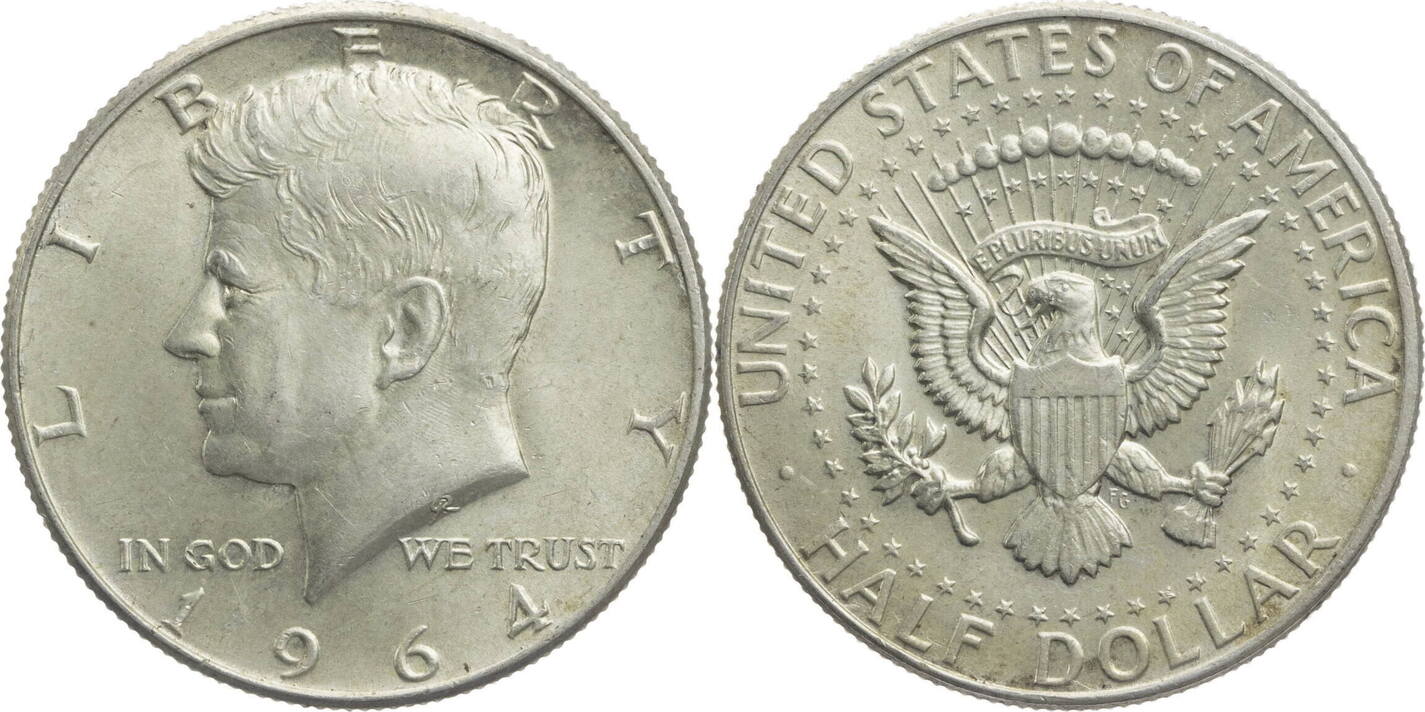 Usa Half Dollar Kennedy Ss Vz Ma Shops