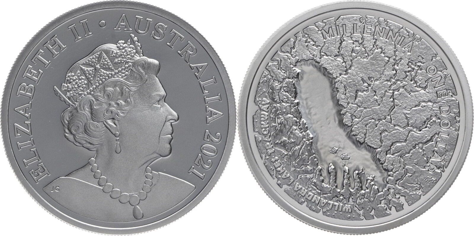 Australien Dollar P Elisabeth Ii Footprints In