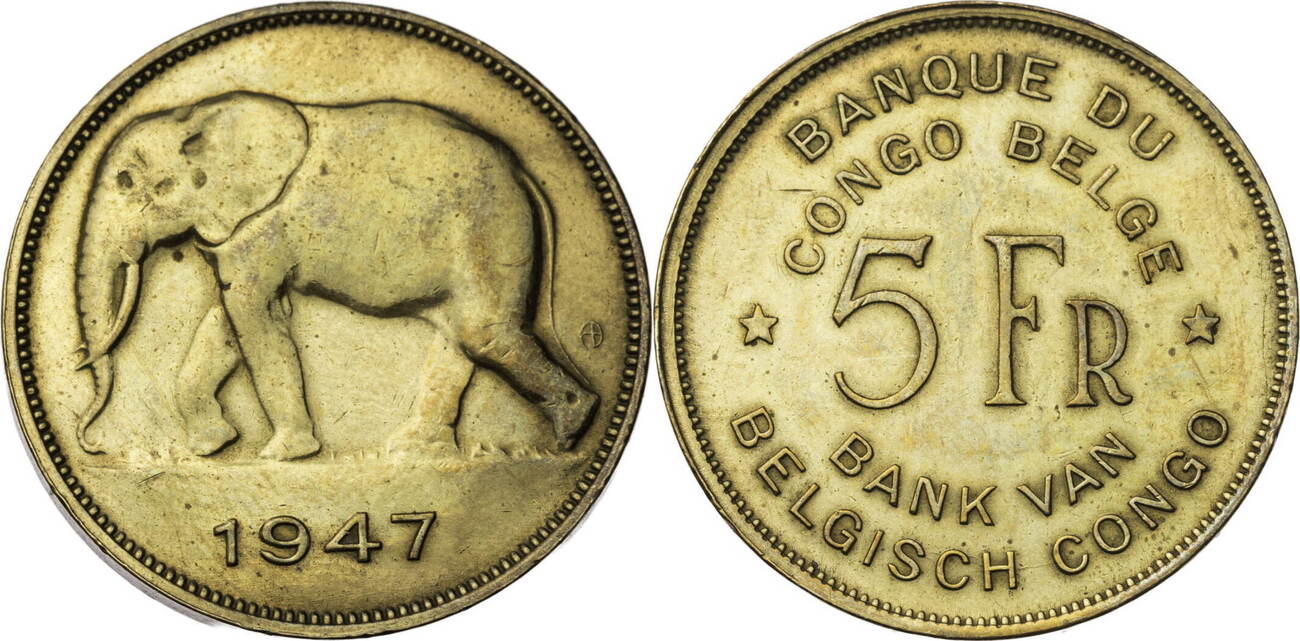 Belgisch Kongo Francs Leopold Iii Kursm Nze Ss Ma Shops