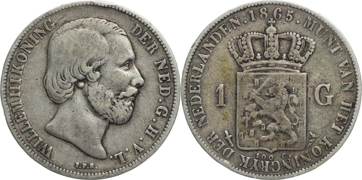 Niederlande Gulden Wilhelm Iii Kursm Nze