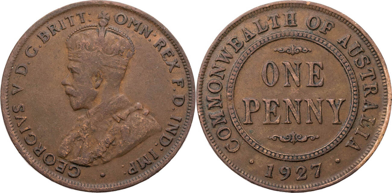 Australien Penny George V Kursm Nze