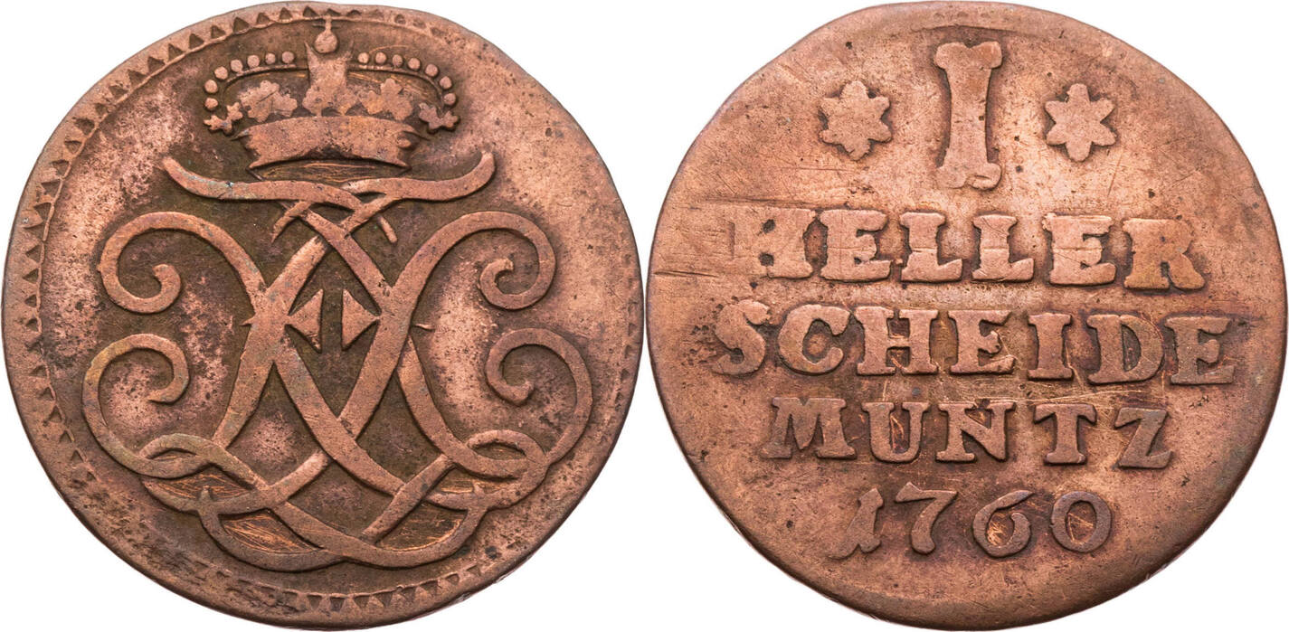 Hessen Kassel 1 Heller Friedrich II 17601785 S Ss MA Shops