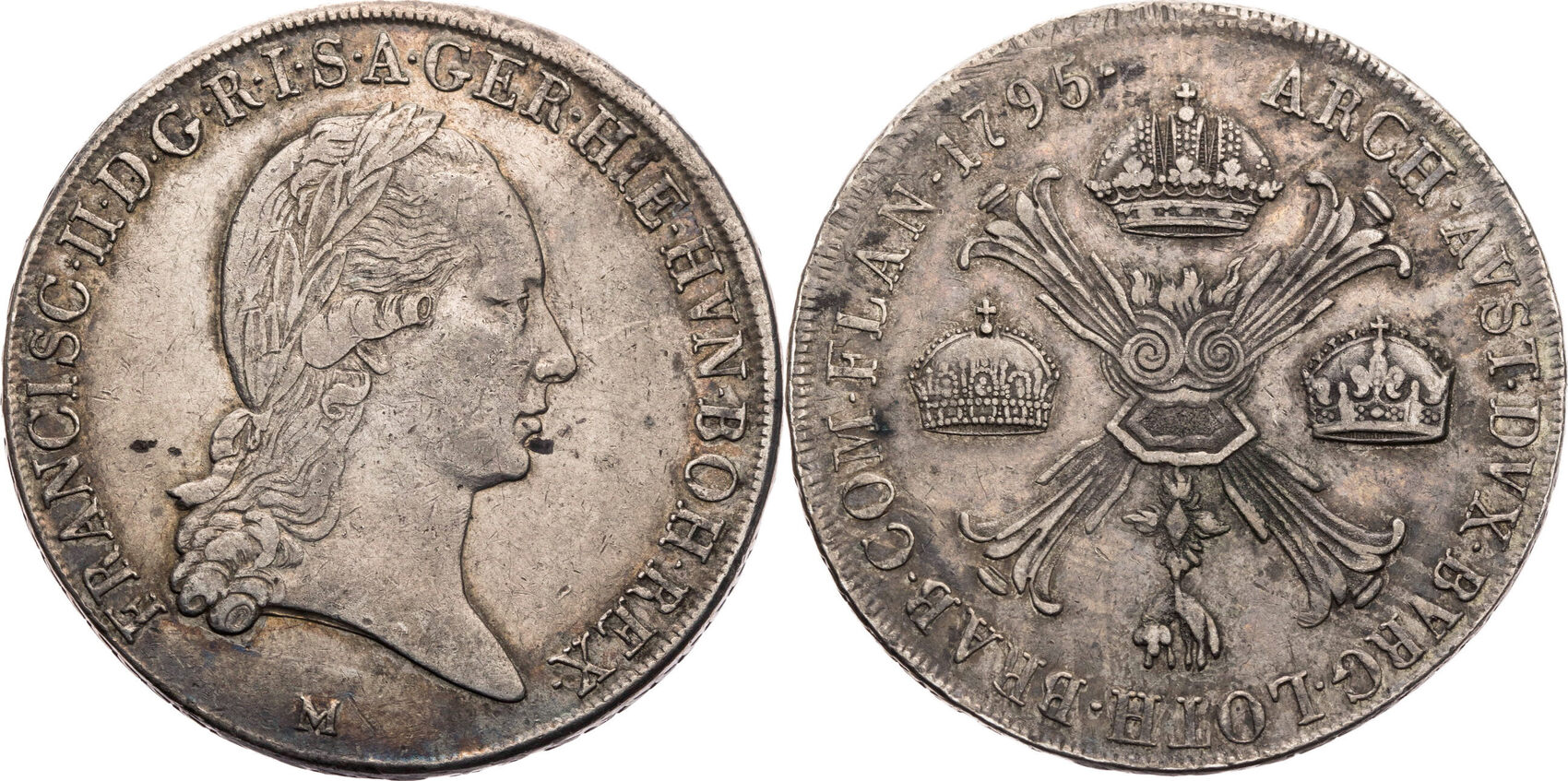 RDR Habsburg Kronentaler 1795 M Franz II 1792 1806 Ss MA Shops