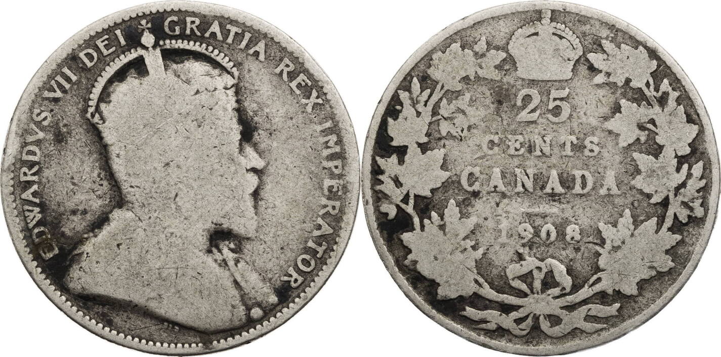 Kanada Cents Edward Vii Kursm Nze